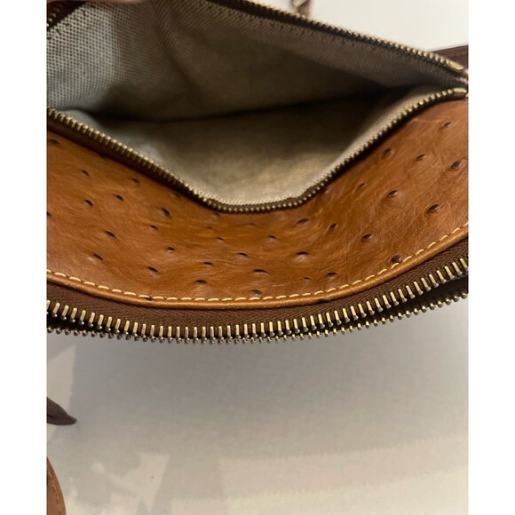 Dooney & Burke Ostrich Leather Crossbody Bag - Picture 5 of 12